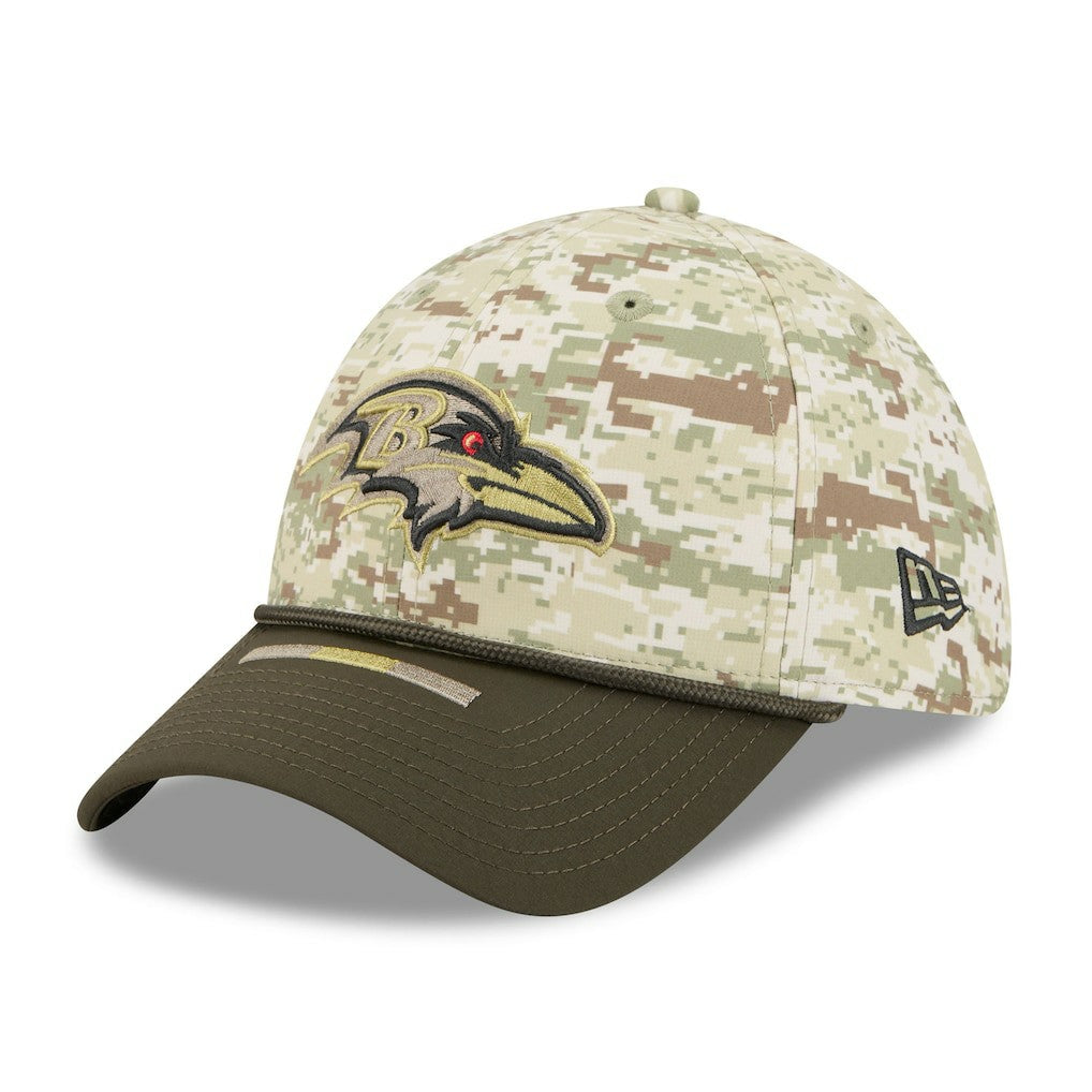 NFL Baltimore Ravens 2025 Salute to Service 39THIRTY Flex Hat