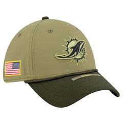 NFL Miami Dolphins 2025 Salute to Service 39THIRTY Flex Hat