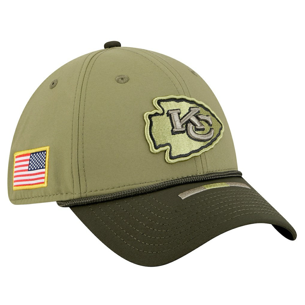 NFL Kansas City Chiefs 2025 Salute to Service 39THIRTY Flex Hat
