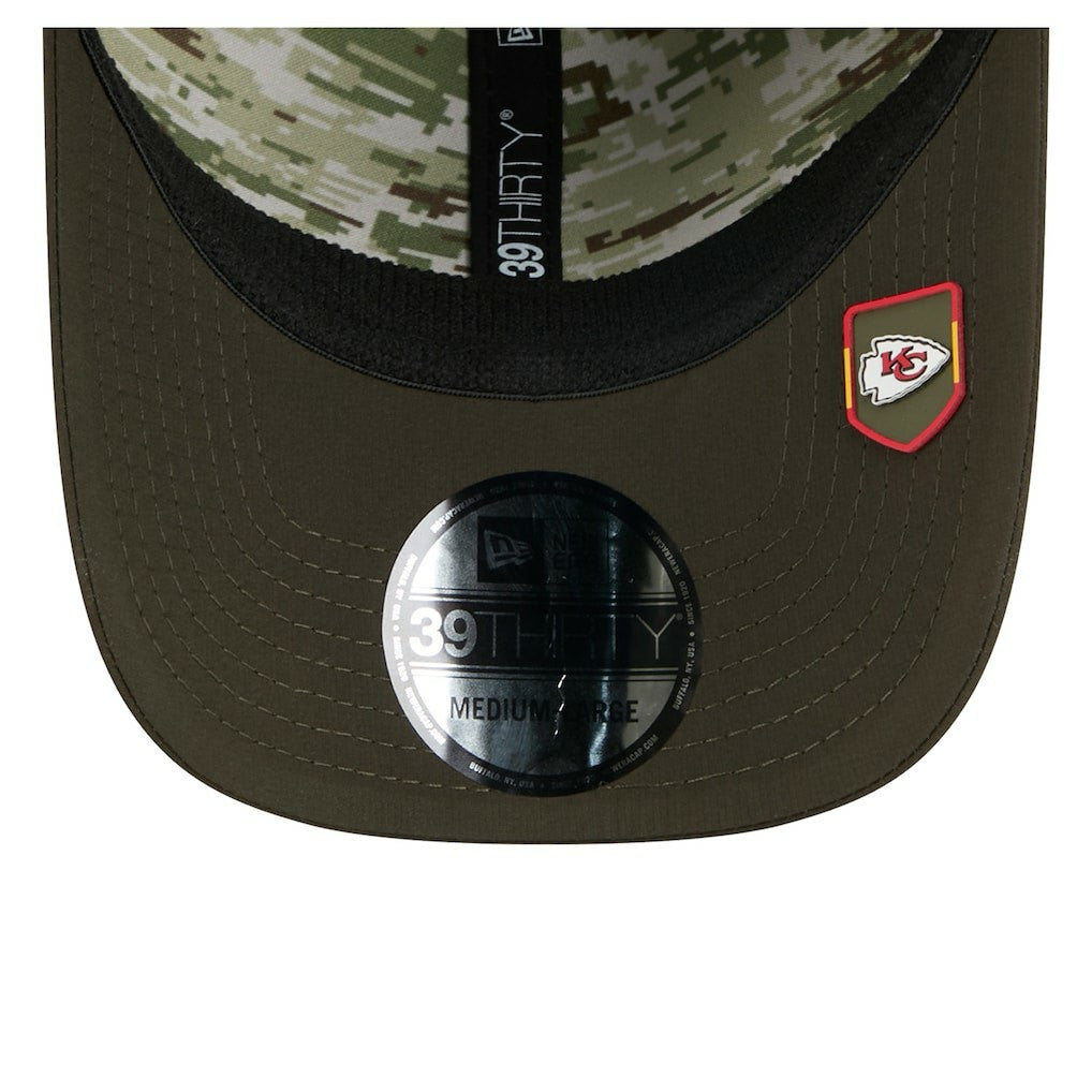 NFL Kansas City Chiefs 2025 Salute to Service 39THIRTY Flex Hat
