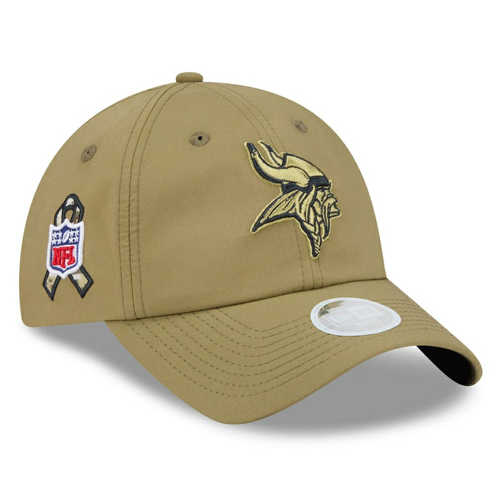 NFL Minnesota Vikings Women's 2025 Salute to Service Pony Tail Adjustable Hat