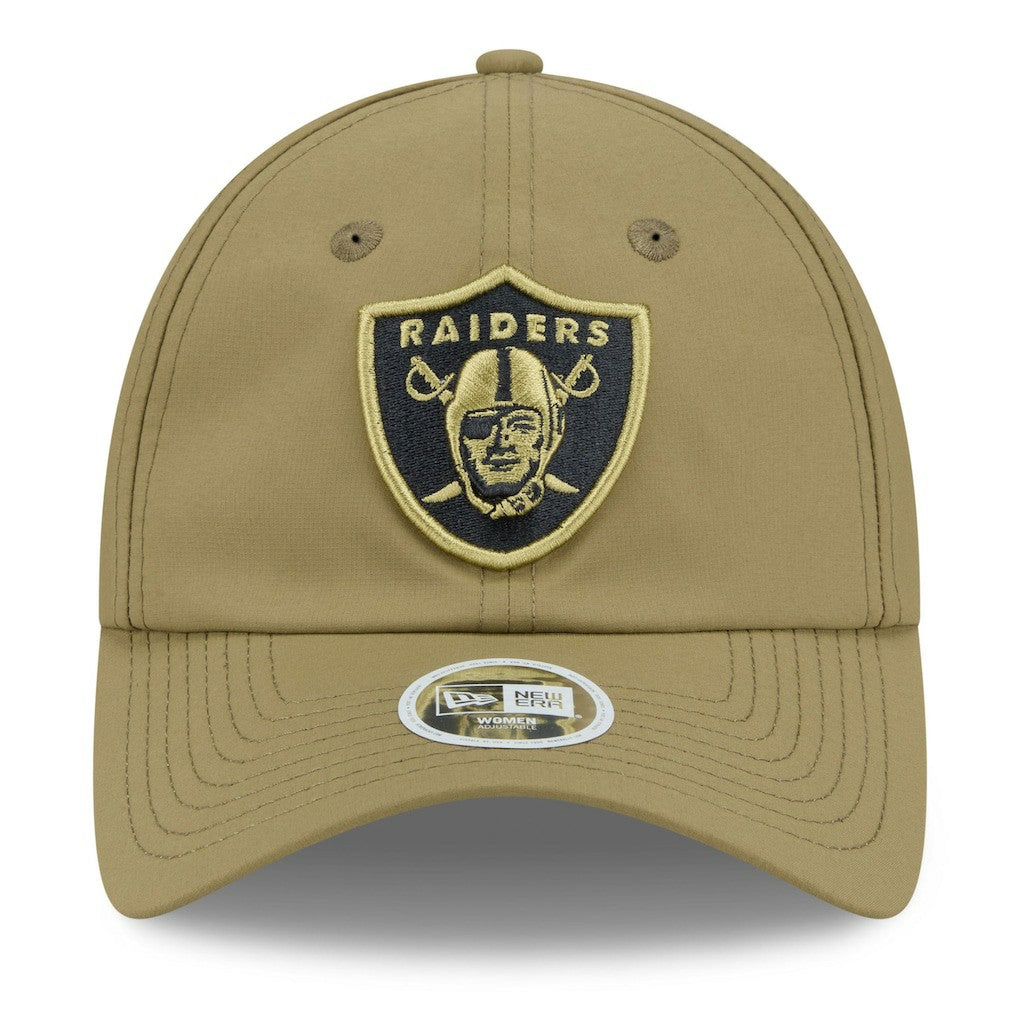 NFL Las Vegas Raiders Women's 2025 Salute to Service Pony Tail Adjustable Hat
