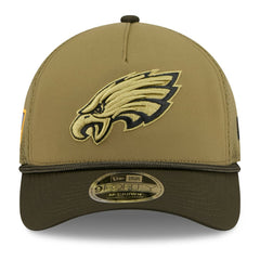 NFL Philadelphia Eagles Youth 2025 Salute to Service 9FORTY A-Frame Adjustable Hat