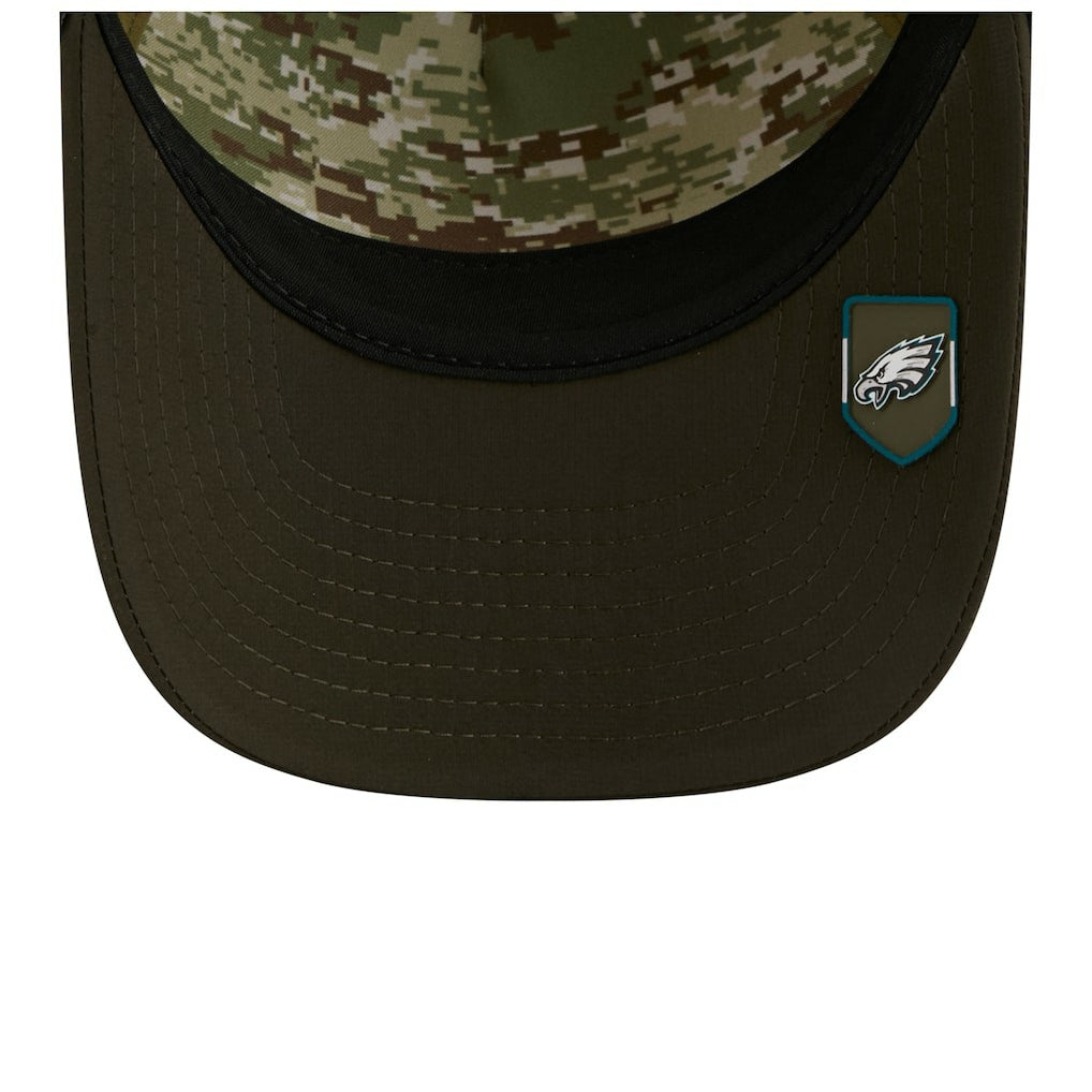 NFL Philadelphia Eagles Youth 2025 Salute to Service 9FORTY A-Frame Adjustable Hat