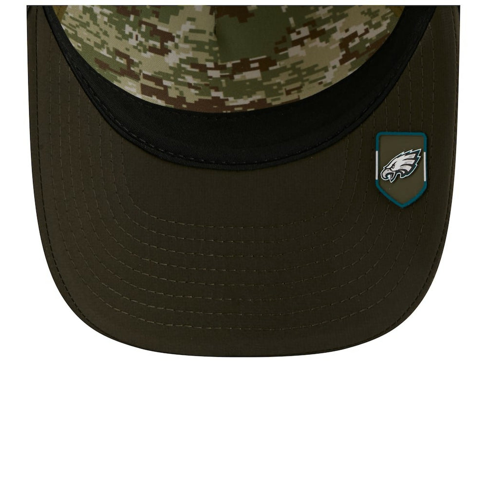 NFL Philadelphia Eagles Youth 2025 Salute to Service 9FORTY A-Frame Adjustable Hat