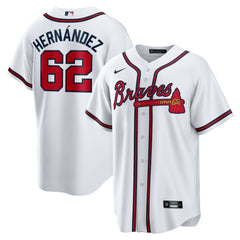 Daysbel Hernandez Atlanta Braves Home Replica Jersey - White | Nike