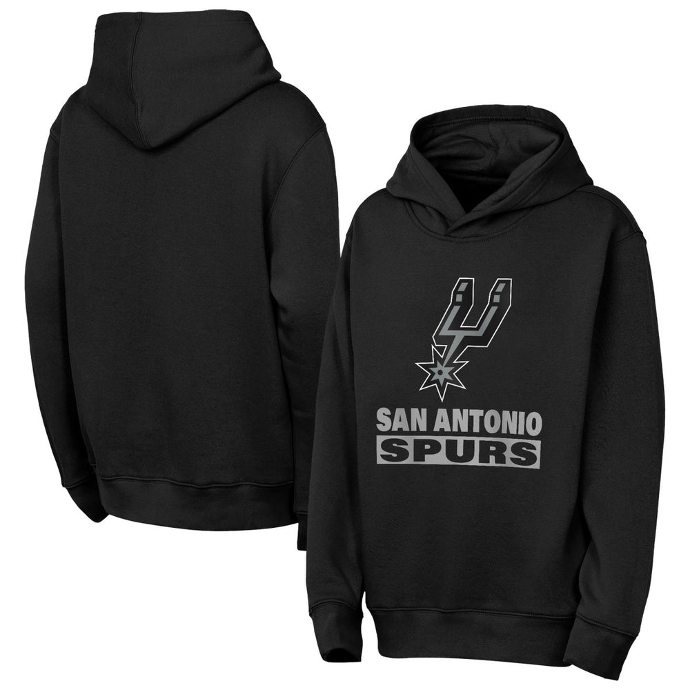 San Antonio Spurs Outerstuff Youth Back To The Basics Hoodie - Black on sale