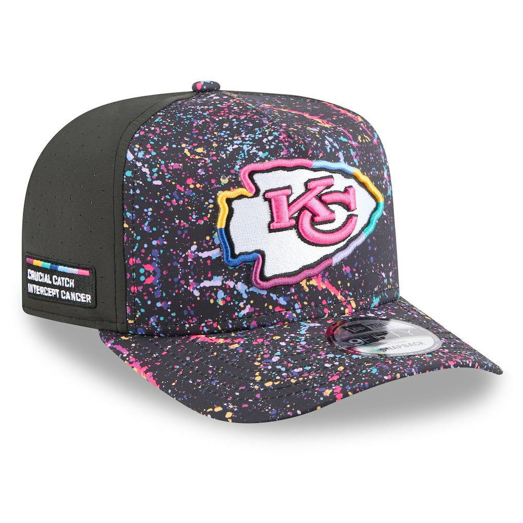 NFL Kansas City Chiefs 2025 NFL Crucial Catch A-Frame 9FIFTY Snapback Hat