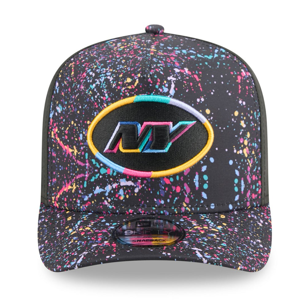 NFL New York Jets 2025 NFL Crucial Catch A-Frame 9FIFTY Snapback Hat