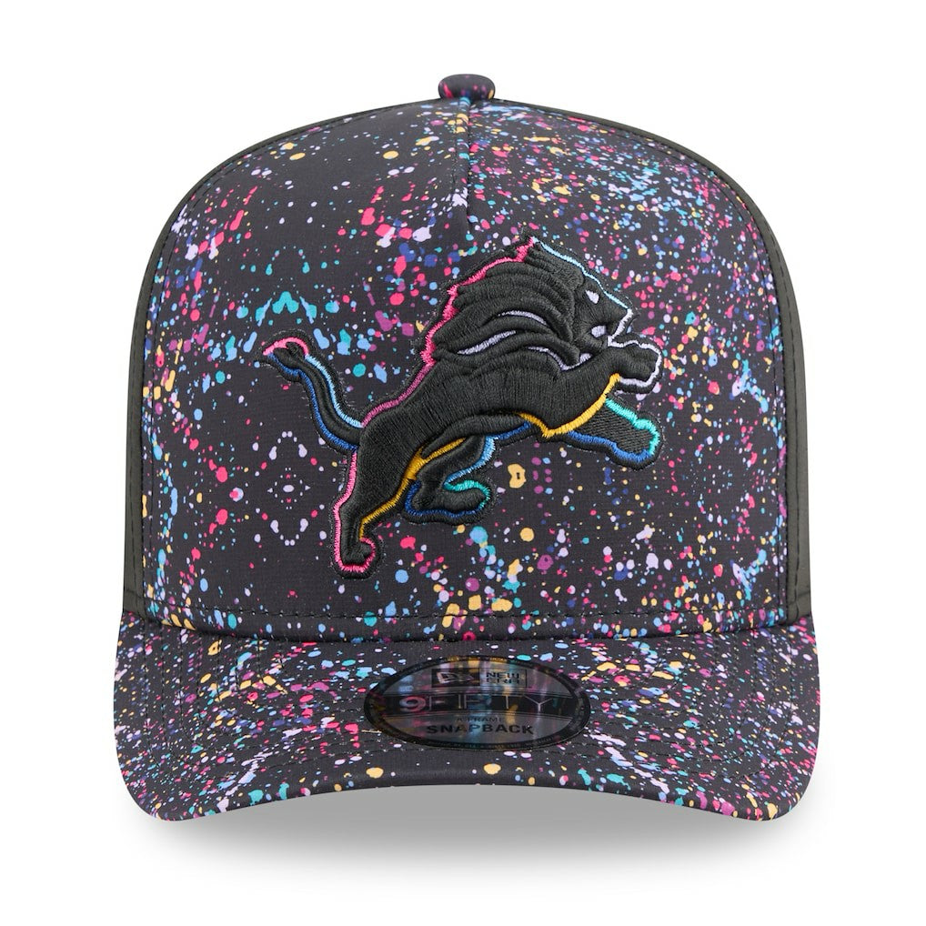 NFL Detroit Lions 2025 NFL Crucial Catch A-Frame 9FIFTY Snapback Hat