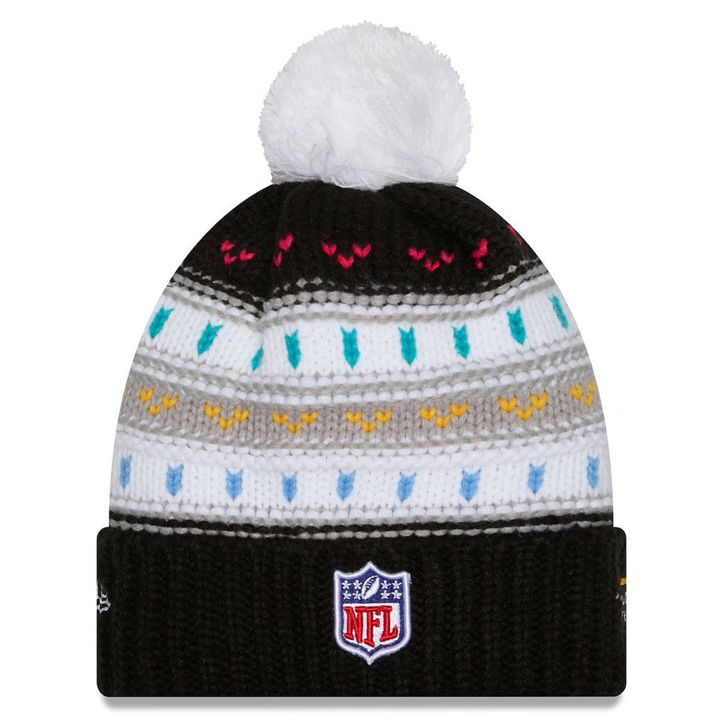 NFL Cleveland Browns Women's 2025 NFL Crucial Catch Cuffed Knit Hat with Pom