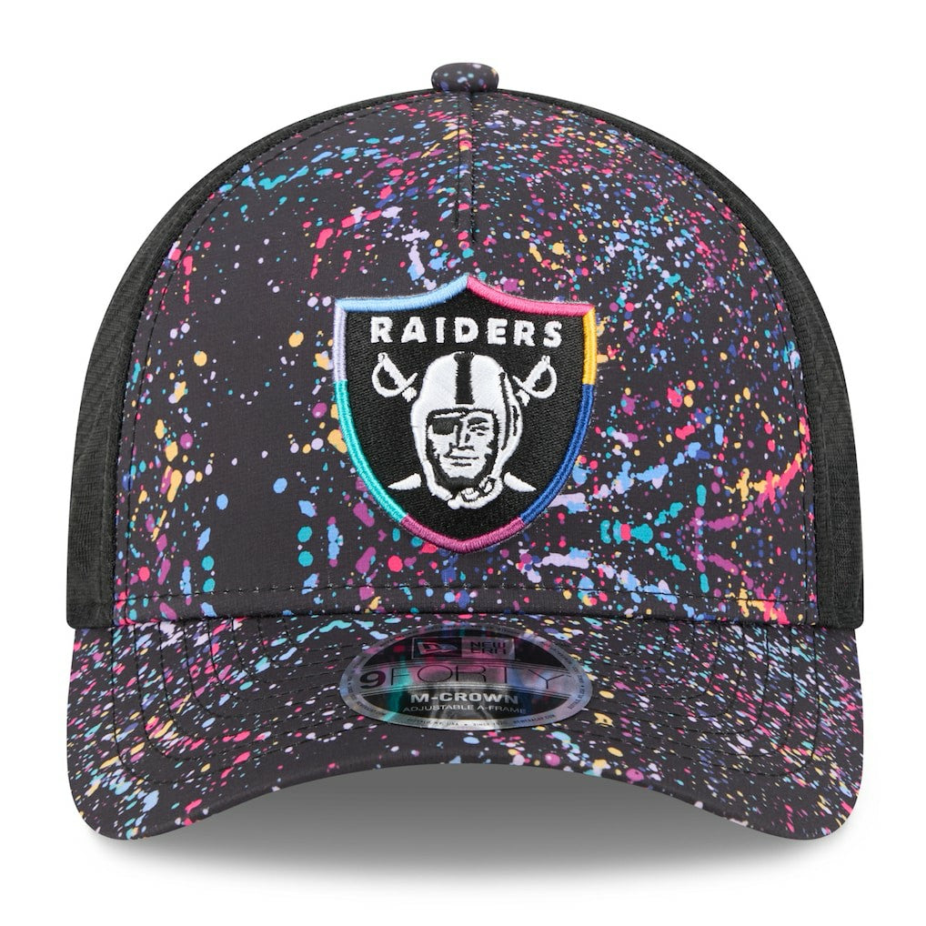 NFL Las Vegas Raiders Youth 2025 NFL Crucial Catch 9FORTY Adjustable Hat