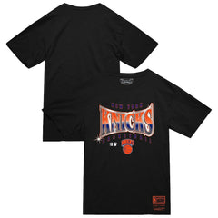 New York Knicks Worldwide Collection Glow Up T-Shirt - Black | Mitchell & Ness outlet