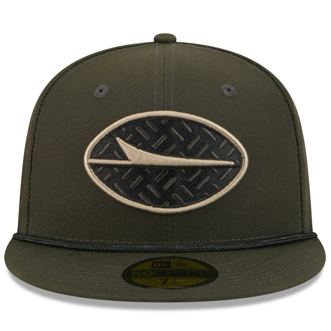 NFL New York Jets 2025 Rivalries Collection Sideline Rope 59FIFTY Fitted Hat