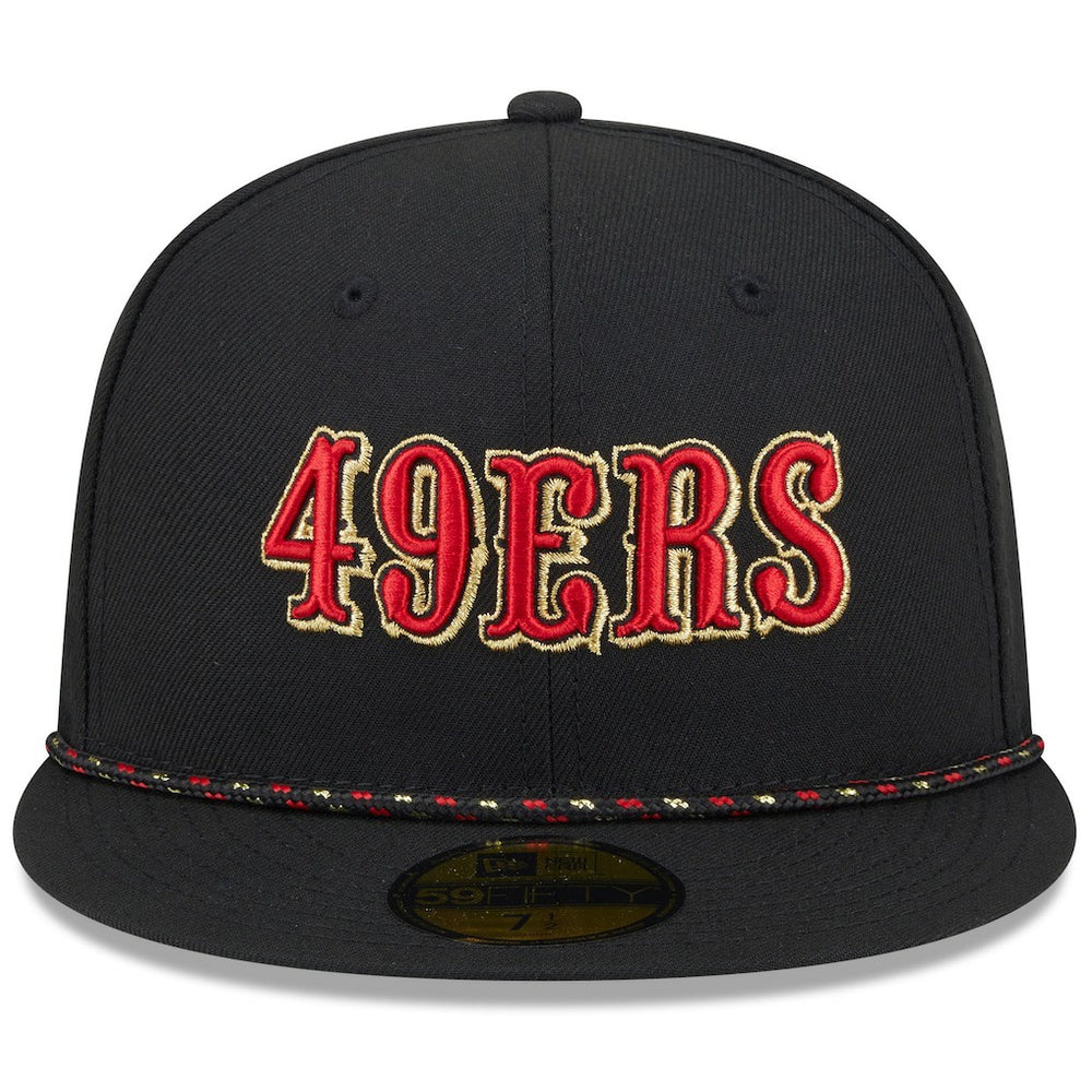 NFL San Francisco 49ers 2025 Rivalries Collection Sideline Rope 59FIFTY Fitted Hat