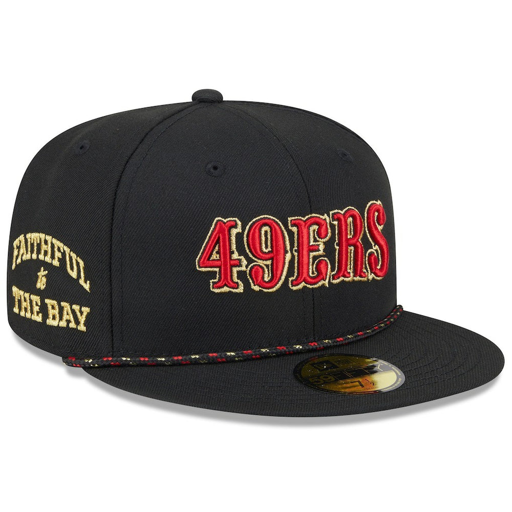 NFL San Francisco 49ers 2025 Rivalries Collection Sideline Rope 59FIFTY Fitted Hat