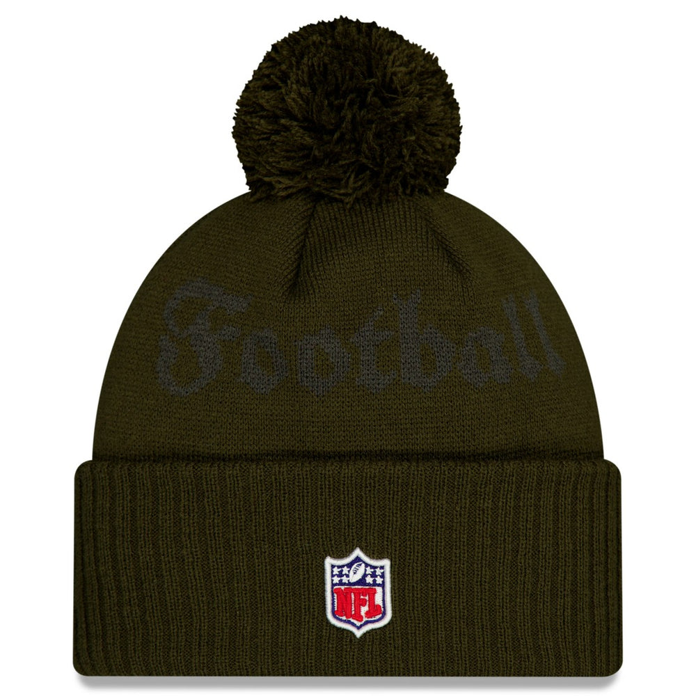 NFL New York Jets 2025 Rivalries Collection Sideline Cuffed Knit Hat with Pom