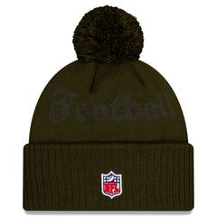 NFL New York Jets 2025 Rivalries Collection Sideline Cuffed Knit Hat with Pom