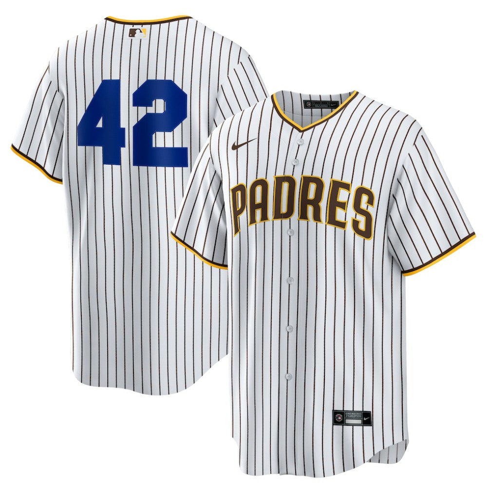 San Diego Padres Home  2025 Jackie Robinson Day Replica Jersey - White | Nike