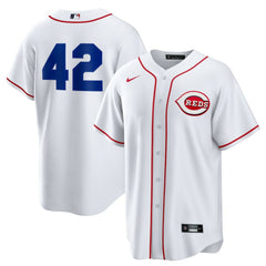 Cincinnati Reds Home  2025 Jackie Robinson Day Replica Jersey - White | Nike