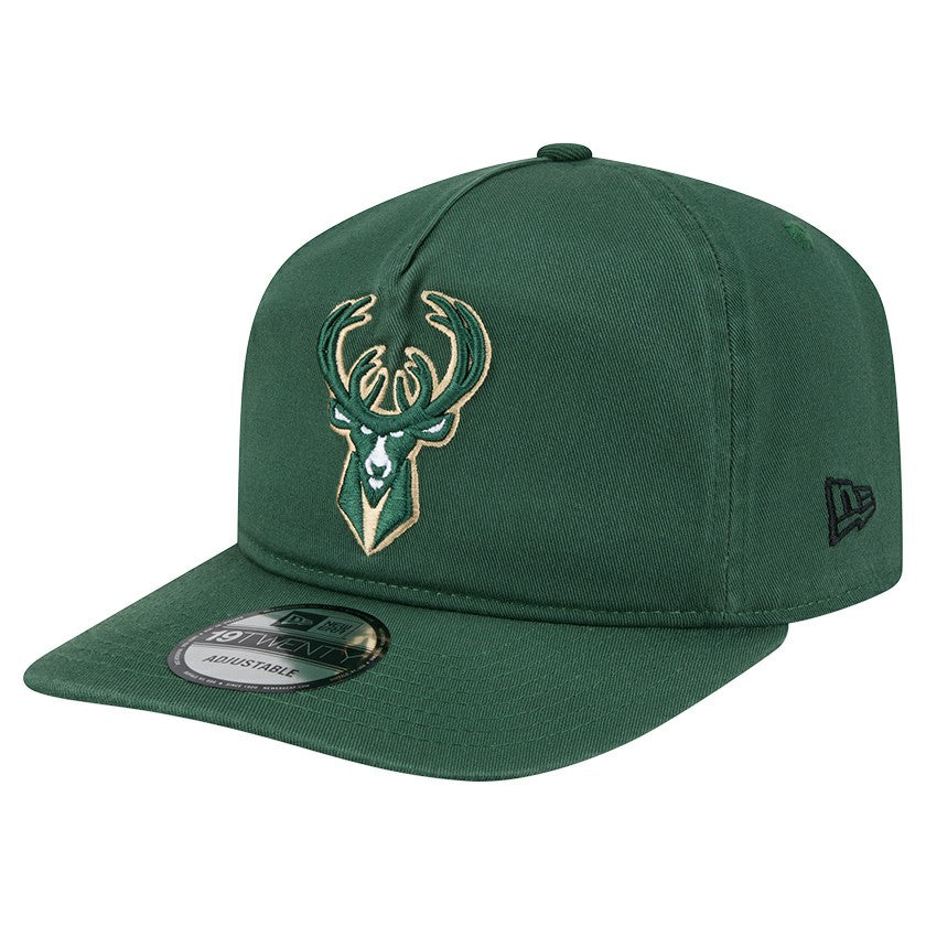 Milwaukee Bucks Cotton 19TWENTY Adjustable Hat - Hunter Green | New Era sale