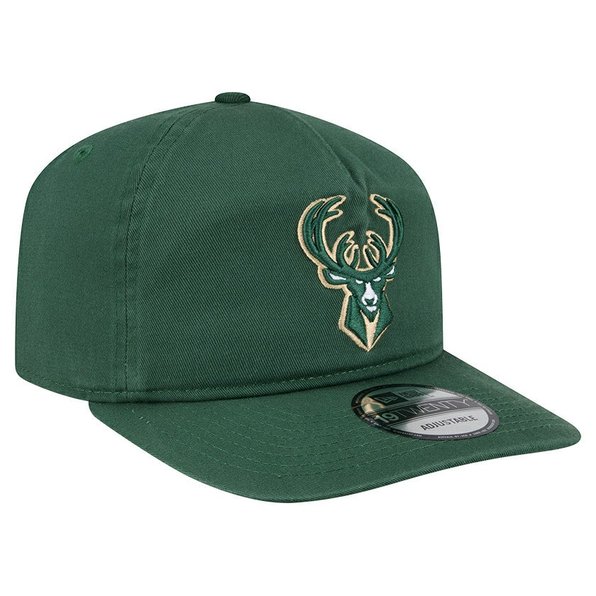 Milwaukee Bucks Cotton 19TWENTY Adjustable Hat - Hunter Green | New Era sale
