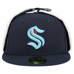 Seattle Kraken New Era Injection Dog Ear Classic Fitted Hat