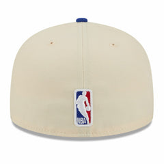 New York Knicks 2025/26 City Edition 59FIFTY Fitted Hat - Cream/Blue | New Era outlet