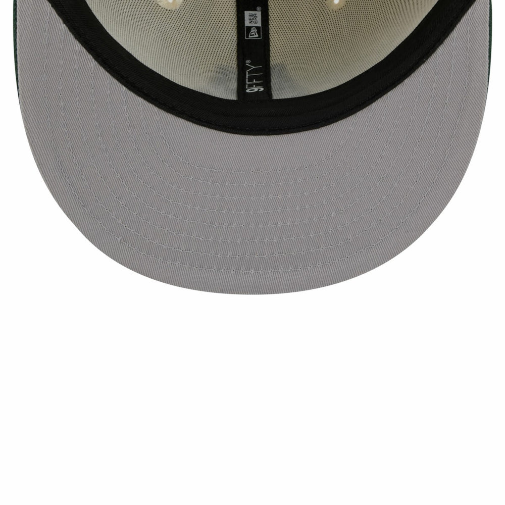 Milwaukee Bucks 2025/26 City Edition 9FIFTY Snapback Hat - Tan/Hunter Green | New Era sale