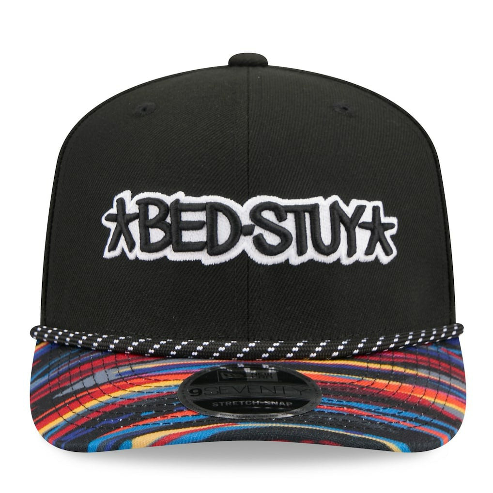 Brooklyn Nets 2025/26 City Edition 9SEVENTY Adjustable Hat - Black | New Era cheap
