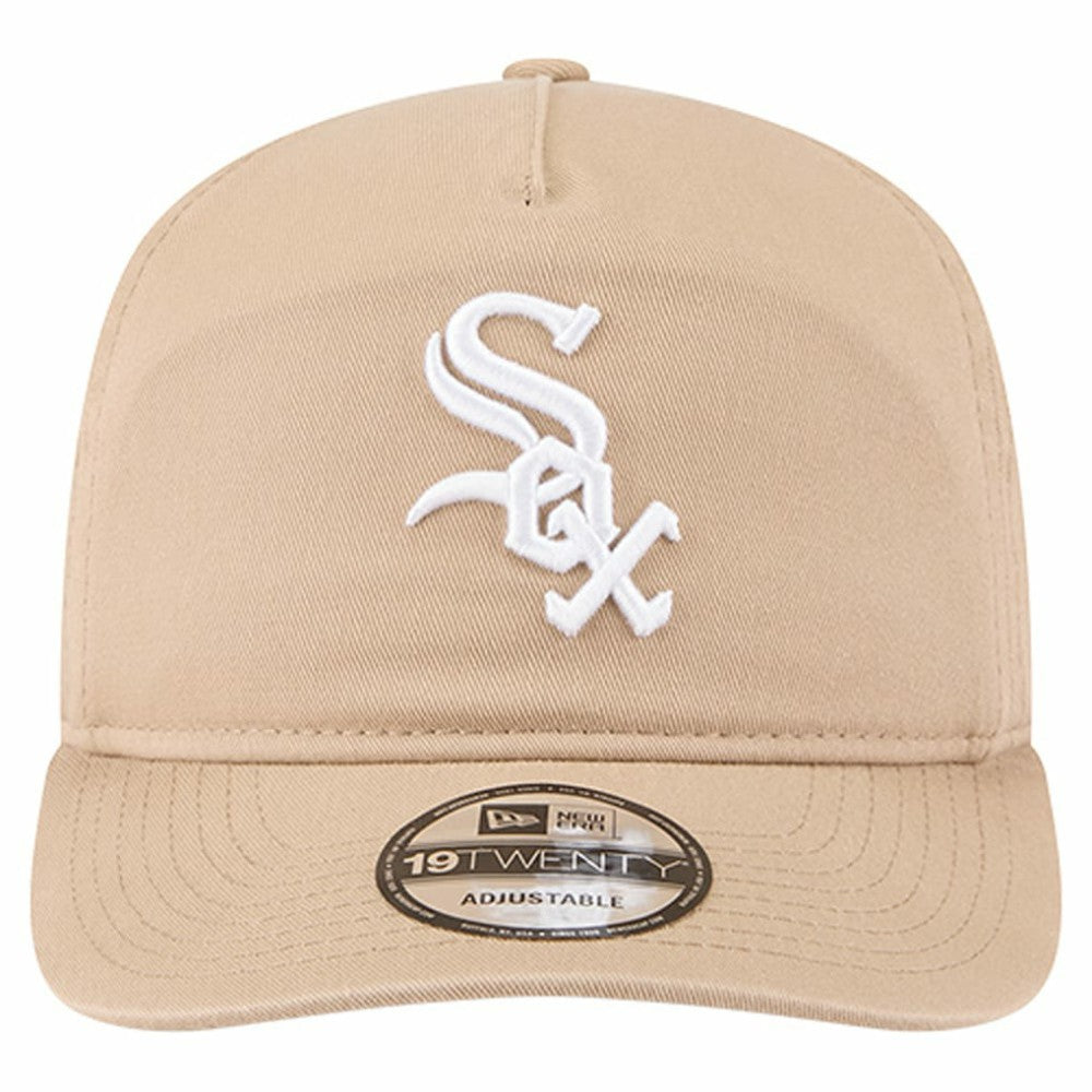 Chicago White Sox Cam 19TWENTY Adjustable Hat - Light Beige | New Era
