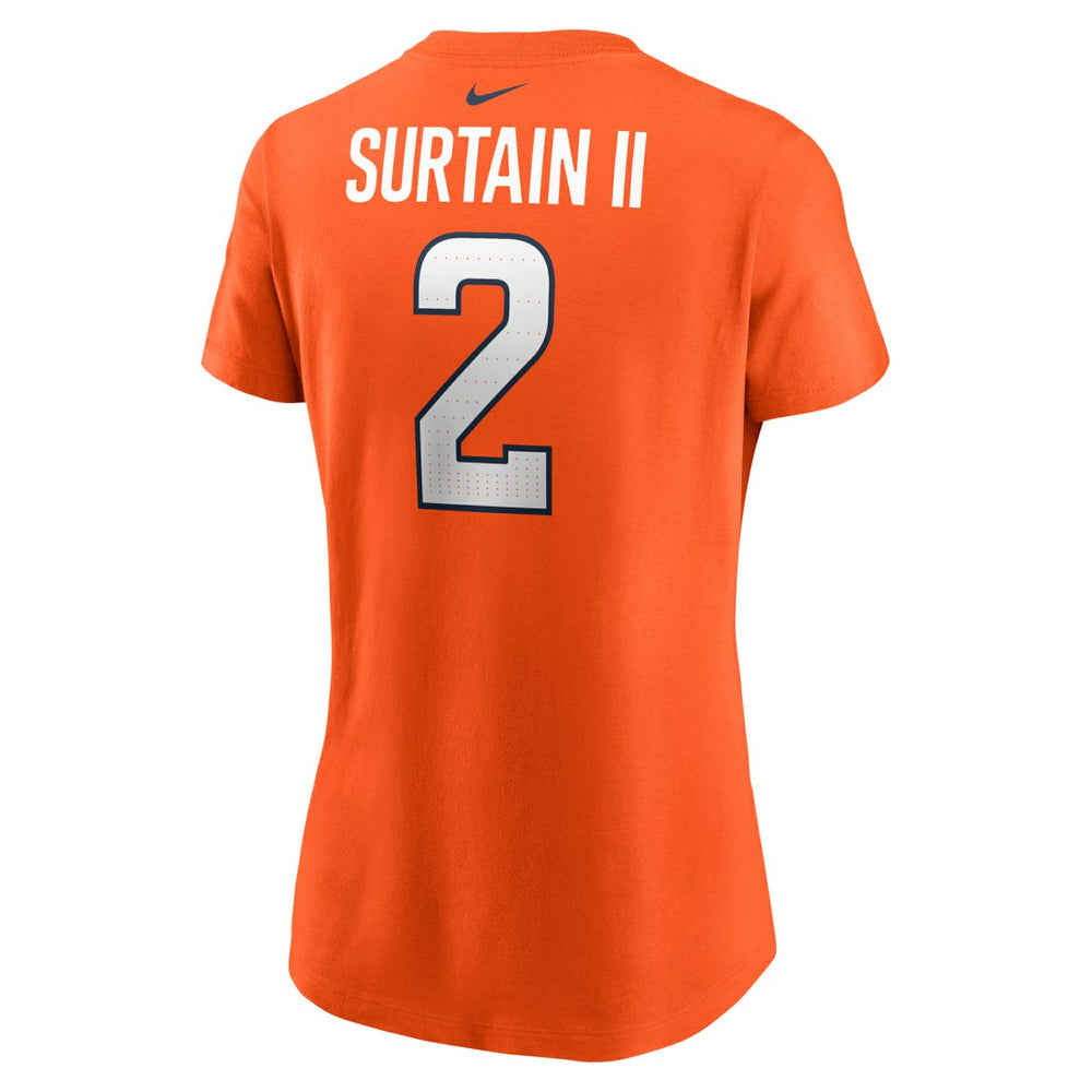 NFL Denver Broncos Patrick Surtain II  Women's Player Name & Number T-Shirt
