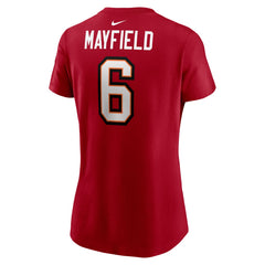 NFL Tampa Bay Buccaneers Baker Mayfield  Women's Player Name & Number T-Shirt