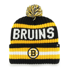 Boston Bruins '47 Bering Cuffed Knit Hat with Pom