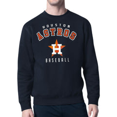 Houston Astros Starter Team Logo Fleece Pullover Sweatshirt - Navy