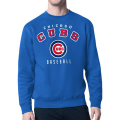Chicago Cubs Starter Team Logo Fleece Pullover Sweatshirt - Royal