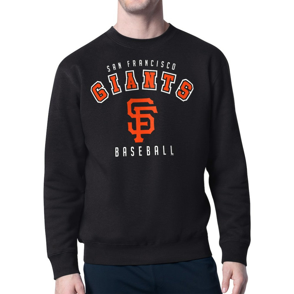 San Francisco Giants Starter Team Logo Fleece Pullover Sweatshirt - Black