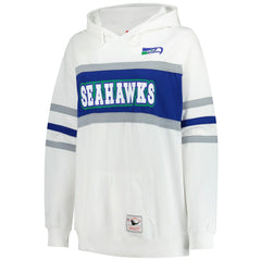 NFL Seattle Seahawks Women's Plus Size Head Coach Throwback Pullover Hoodie