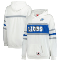 NFL Detroit Lions Women's Plus Size Head Coach Throwback Pullover Hoodie