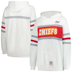 NFL Kansas City Chiefs Women's Plus Size Head Coach Throwback Pullover Hoodie