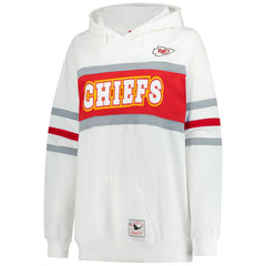 NFL Kansas City Chiefs Women's Plus Size Head Coach Throwback Pullover Hoodie