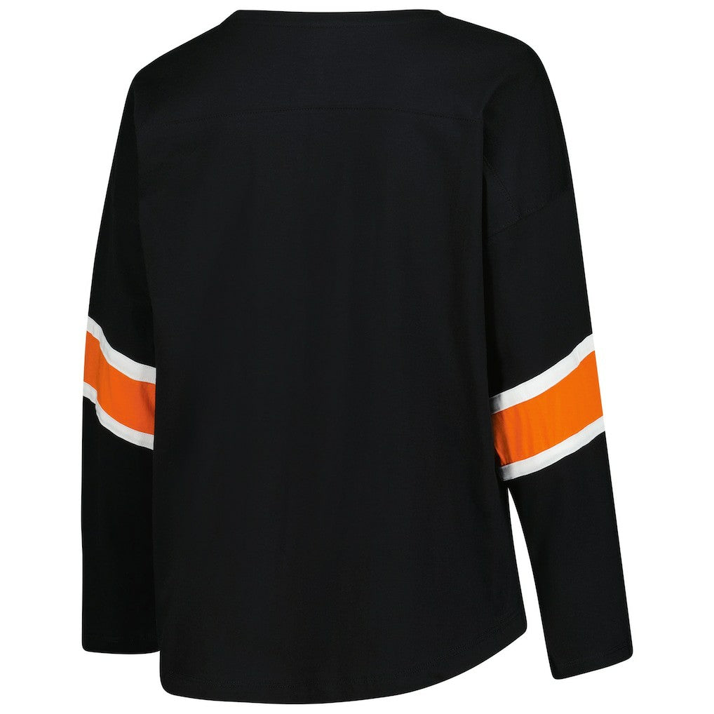 NFL Cincinnati Bengals Women's Plus Size Redzone 3/4-Sleeve Scoop Neck T-Shirt