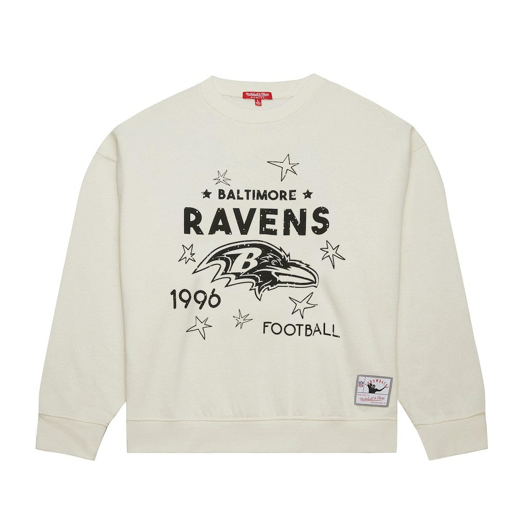 NFL Baltimore Ravens Women's Plus Size Shooting Star Sweatshirt
