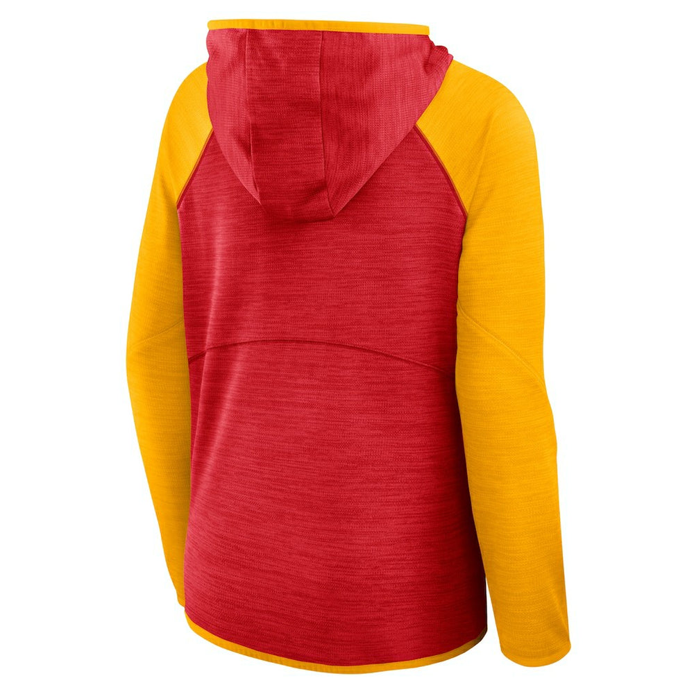 NFL Kansas City Chiefs Women's Plus Size End Around Pass Full-Zip Hoodie