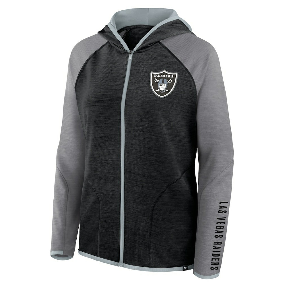 NFL Las Vegas Raiders Women's Plus Size End Around Pass Full-Zip Hoodie
