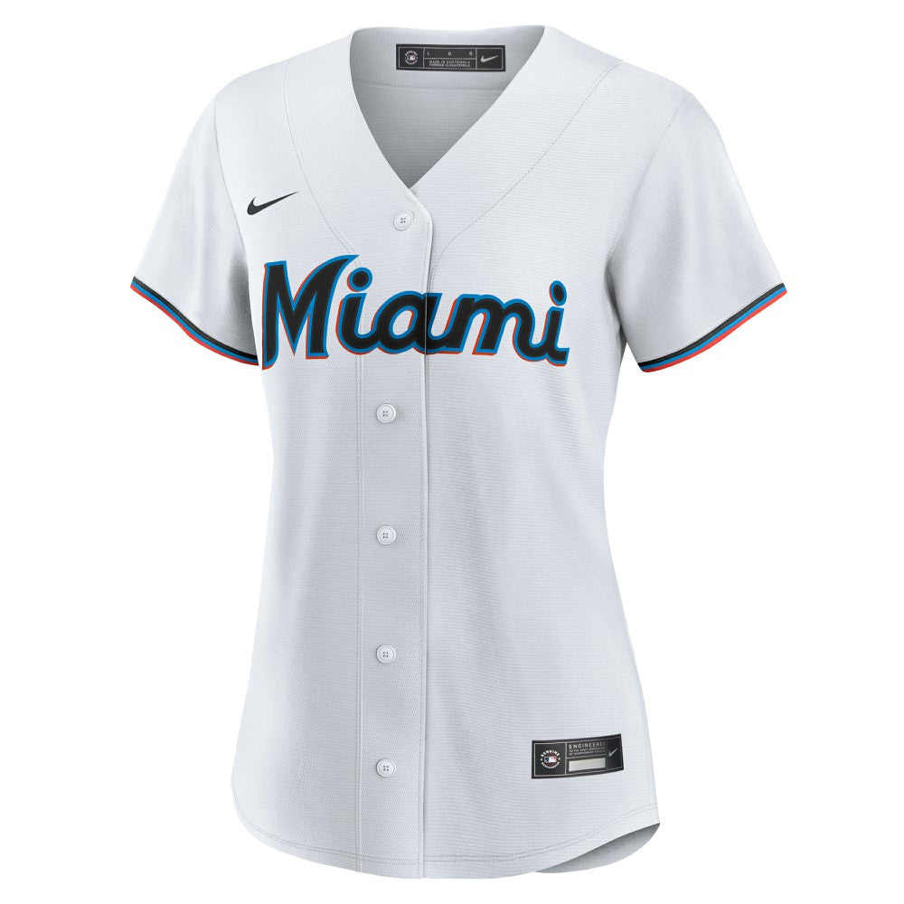 Connor Norby Miami Marlins Women's Home Replica Jersey - White | Nike