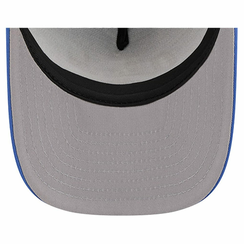 Atlanta Braves Vintage Arched Foam Front 9FIFTY A-Frame Adjustable Trucker Hat - Royal | New Era