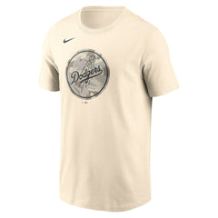 Los Angeles Dodgers Camo Logo T-Shirt - Cream | Nike