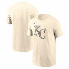 Kansas City Royals Camo Logo T-Shirt - Cream | Nike