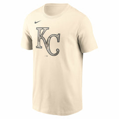 Kansas City Royals Camo Logo T-Shirt - Cream | Nike